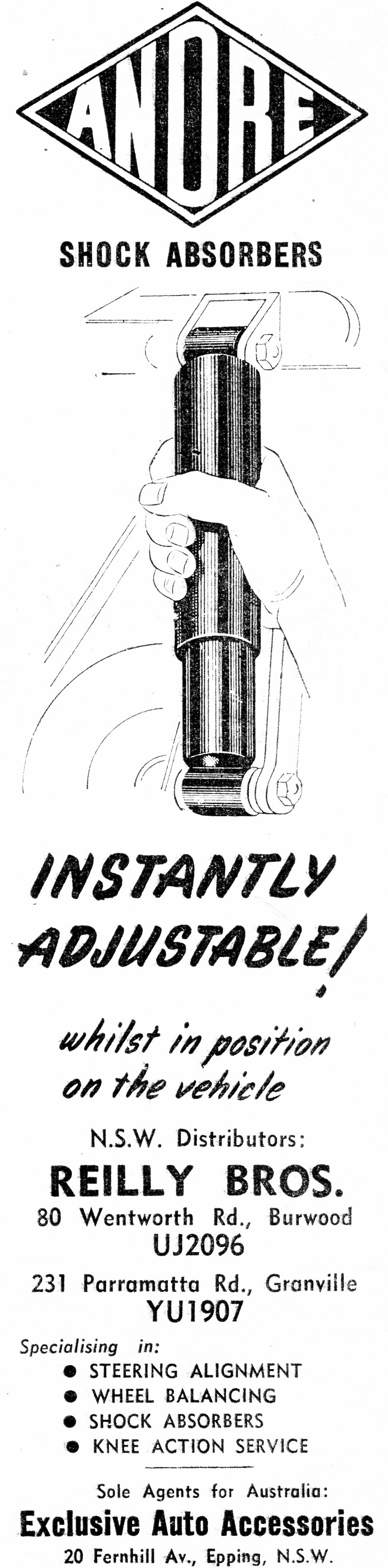 1954 Andre Shock Absorbers